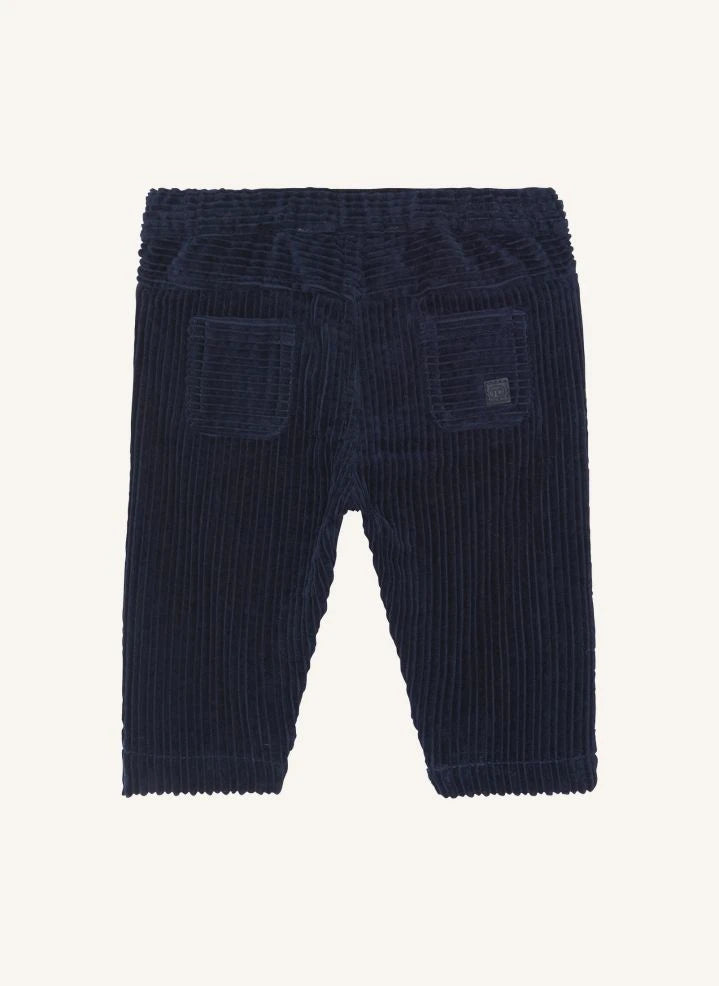 Tartine et Chocolat - Dunkelblaue Samthose für Babys
