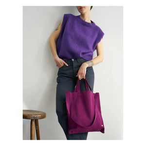 Das Sahnehäubchen – City Iona Tasche, Baumwoll-Canvas | Crimson