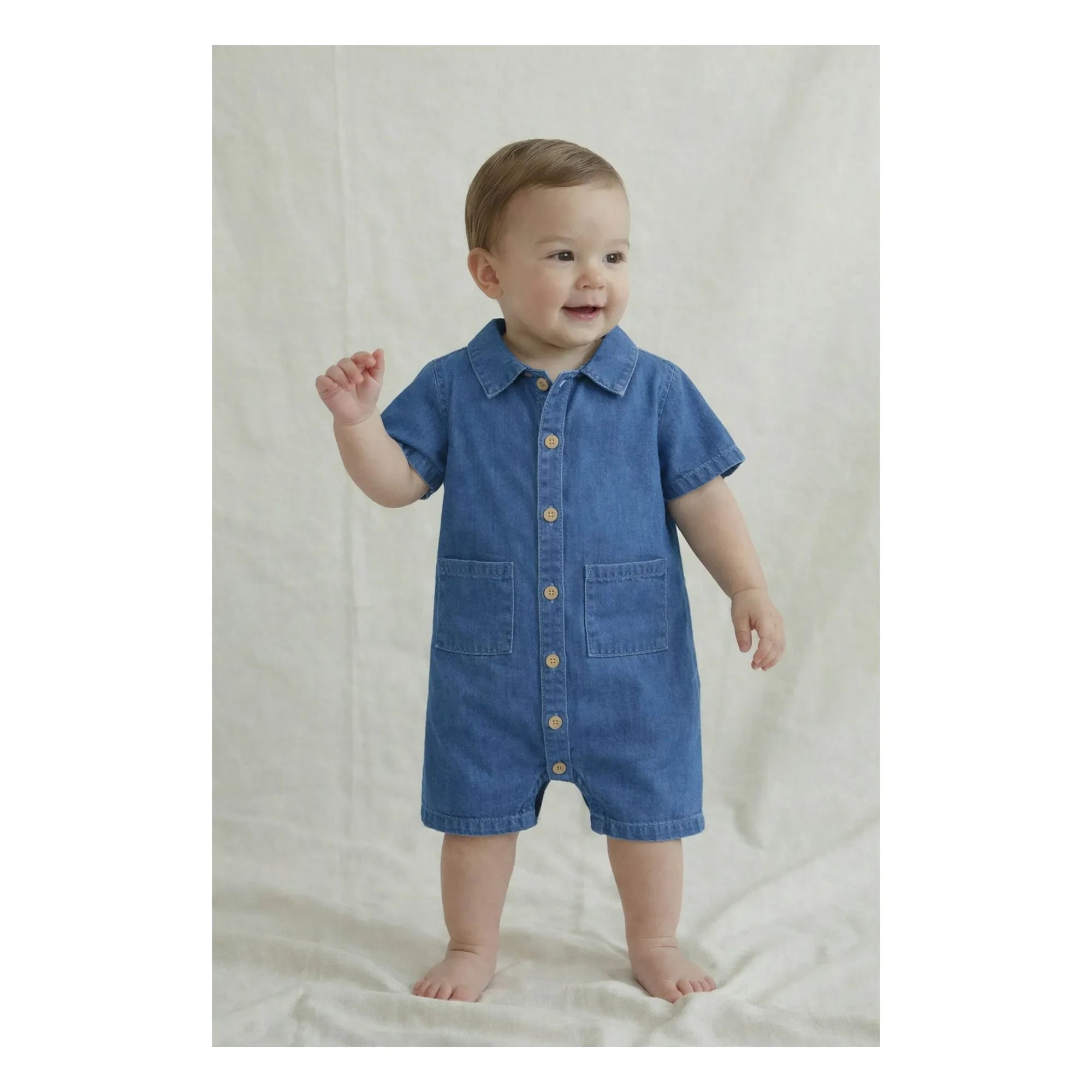 Lililotte - Charly Overall Tencel Bio-Baumwolle | Denim Blau