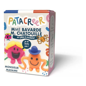 Patacréer - Modelliermasse Mme Bavarde und Mr Chatouille