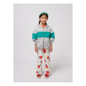 Bobo Choses - Joy Sweatshirt mit Reißverschluss aus Bio-Baumwolle | Grau meliert