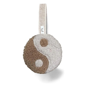 Dappermaentje - Yin-Yang Schnullerband | Beige