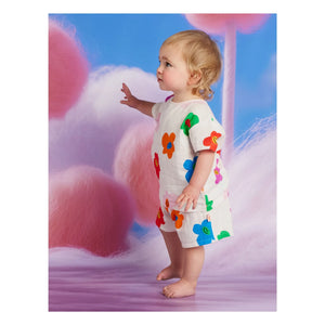 Halcyon Nights - Short Fleurs | Elfenbein