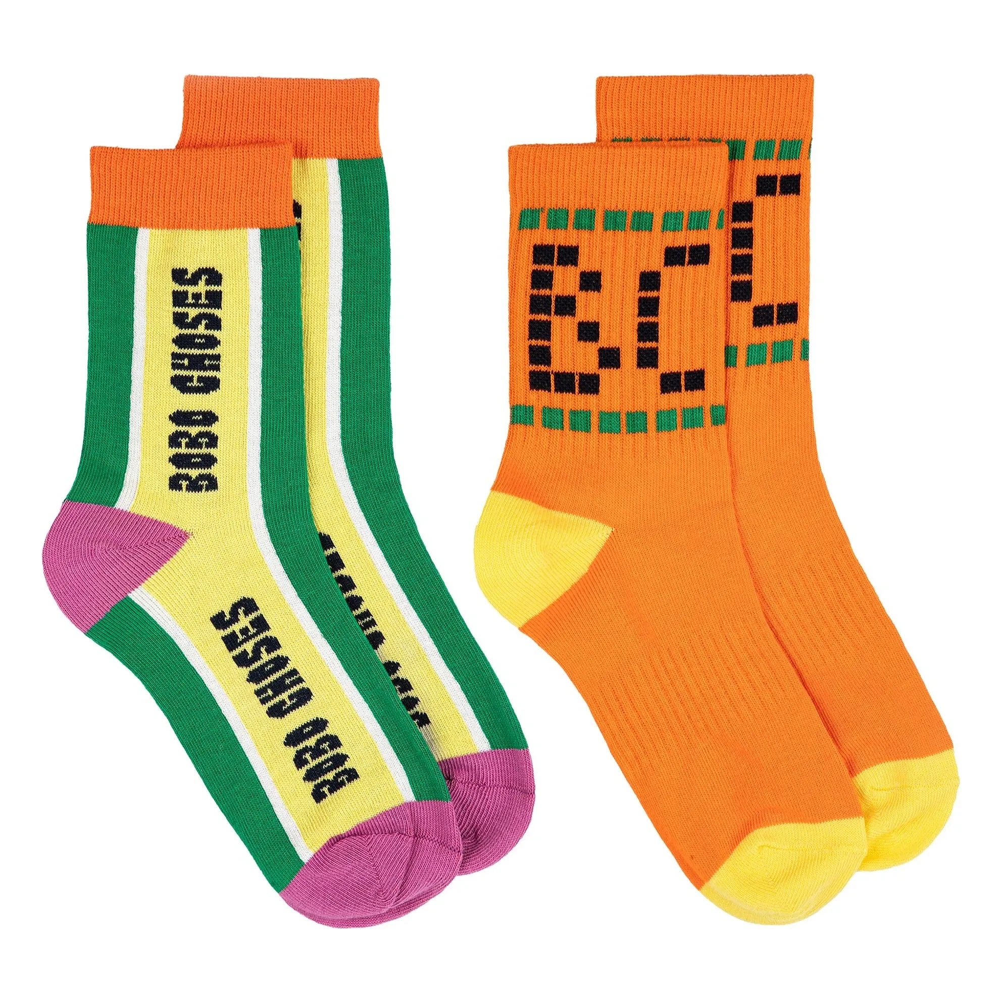 Bobo Choses - Bobo Choses Socken-Set aus Bio-Baumwolle, 2 Paar | Orange