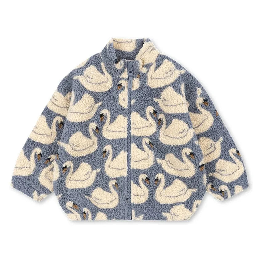 Konges Sløjd - Jody Cygnes Sherpa-Jacke aus recycelter Faser | Lavendel
