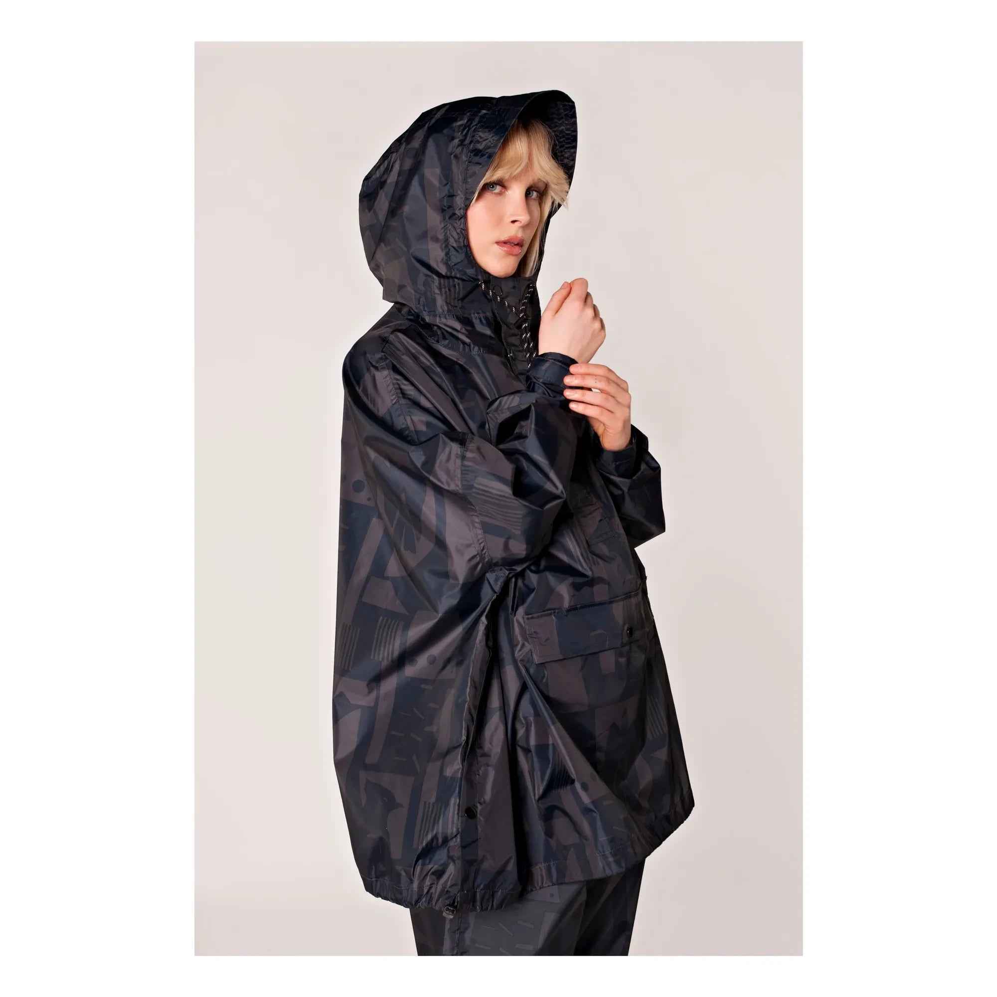 Rainkiss - Back to Black Wasserdichter Anorak | Schwarz