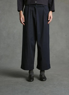 Hod - Mariano Bundfaltenhose | Marineblau