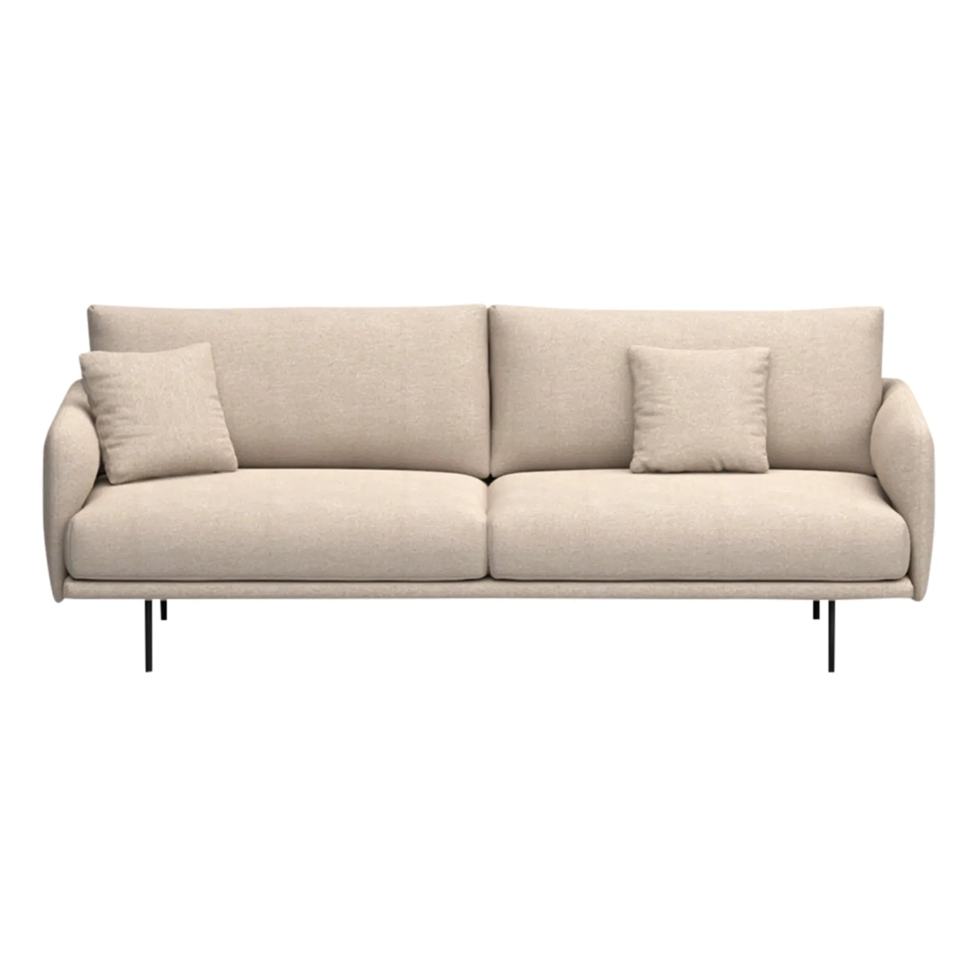 Panac Edition - Isly 3-Sitzer Sofa - Melierter Stoff - 205 cm