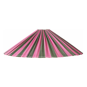 HKliving - Plissierter Bambus-Lampenschirm | Rosa