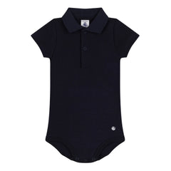 Petit Bateau - Body mit Kragen Mileno | Marineblau