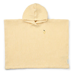 Liewood - Paco Bade-Poncho | Zitronengelb/Creme