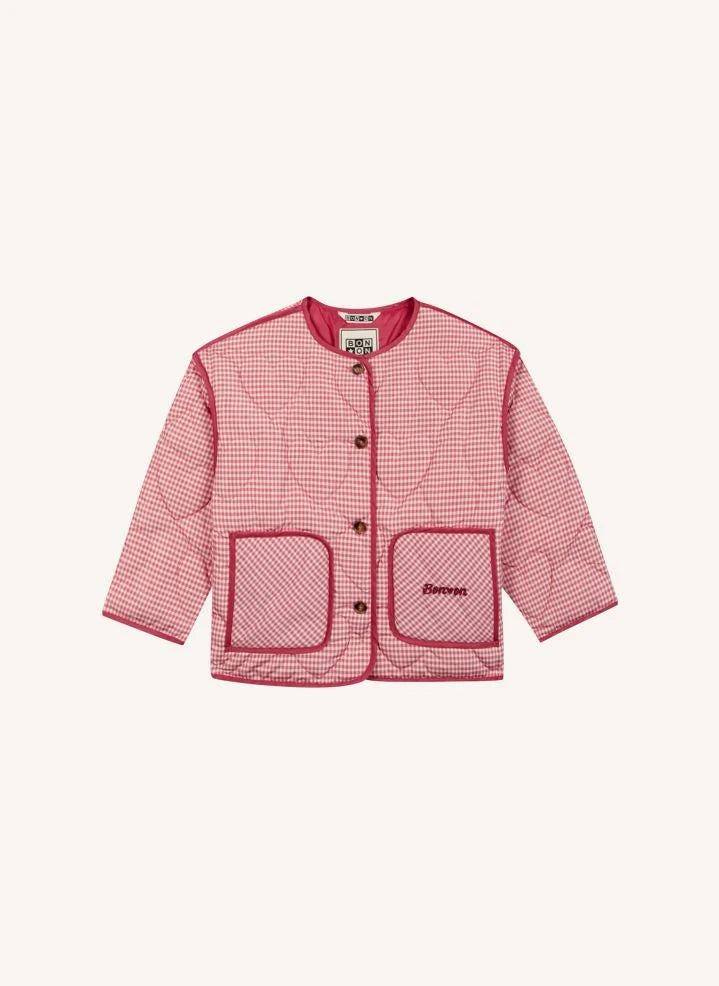 Bonton - Prunette Vichy-Jacke | Rosa