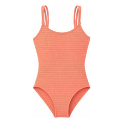Lison Paris - Calypso Metallic Einteiliger Badeanzug | Koralle