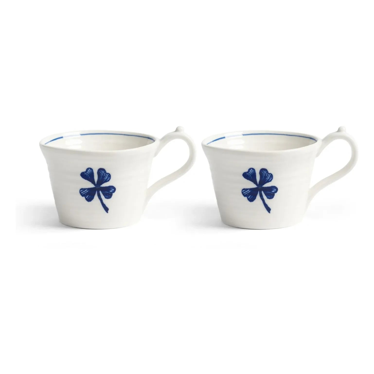 &Klevering - Anouk Espressotasse aus Porzellan - 2er-Set | Blau