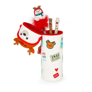 Legami - 2-in-1 Silikon Weihnachtsschreibetui Eisbär - Kawaii