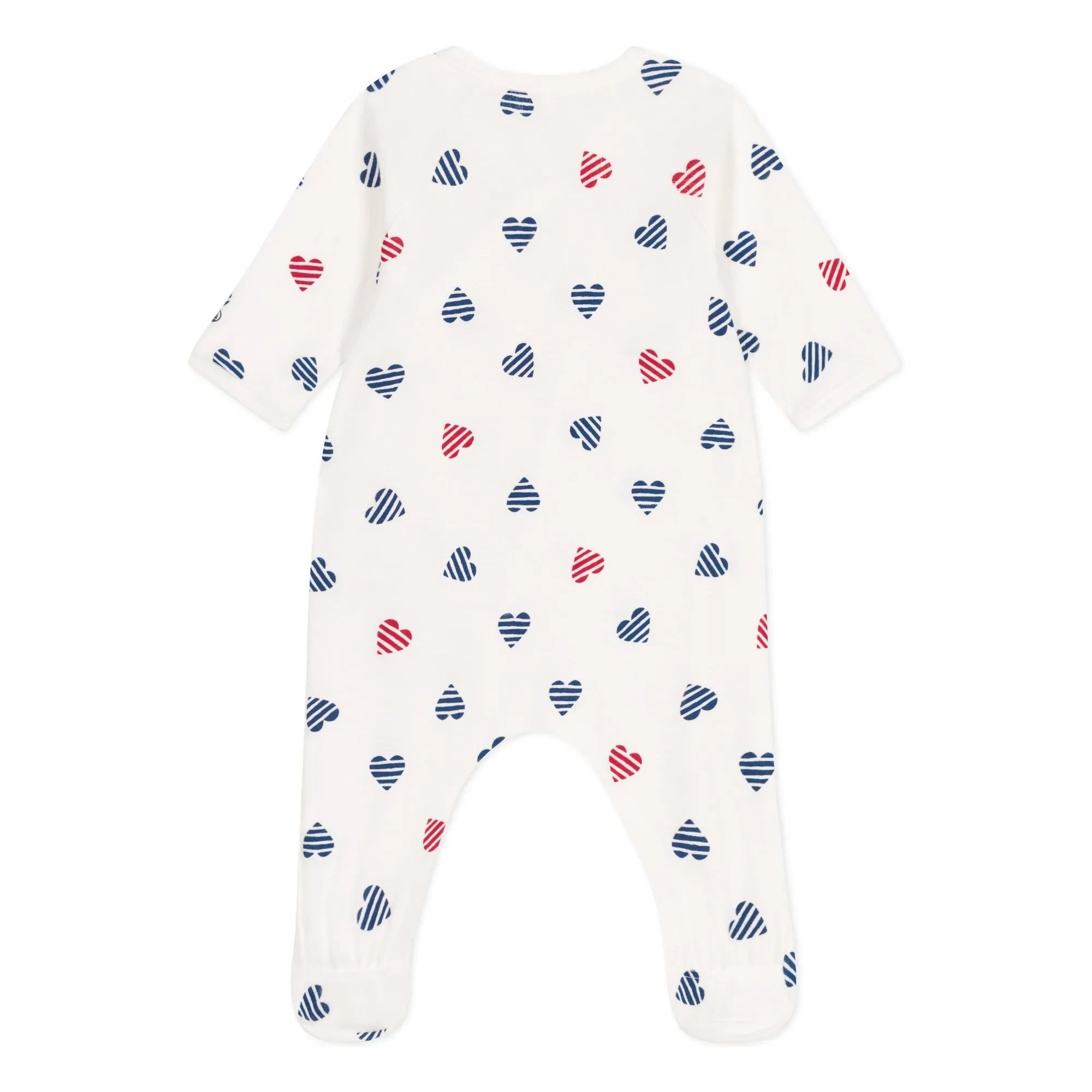 Petit Bateau - Schlafanzug aus Bio-Baumwolle Baye | Ecru