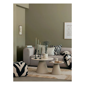 Broste Copenhagen - Zebra Kissenbezug | Noir/Blanc