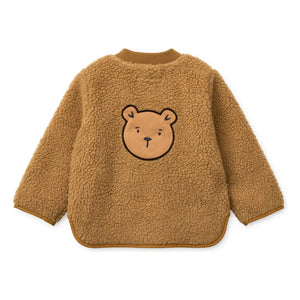 Liewood - Lora Ourson Recyceltes Faser Sherpa Jacke | Braun