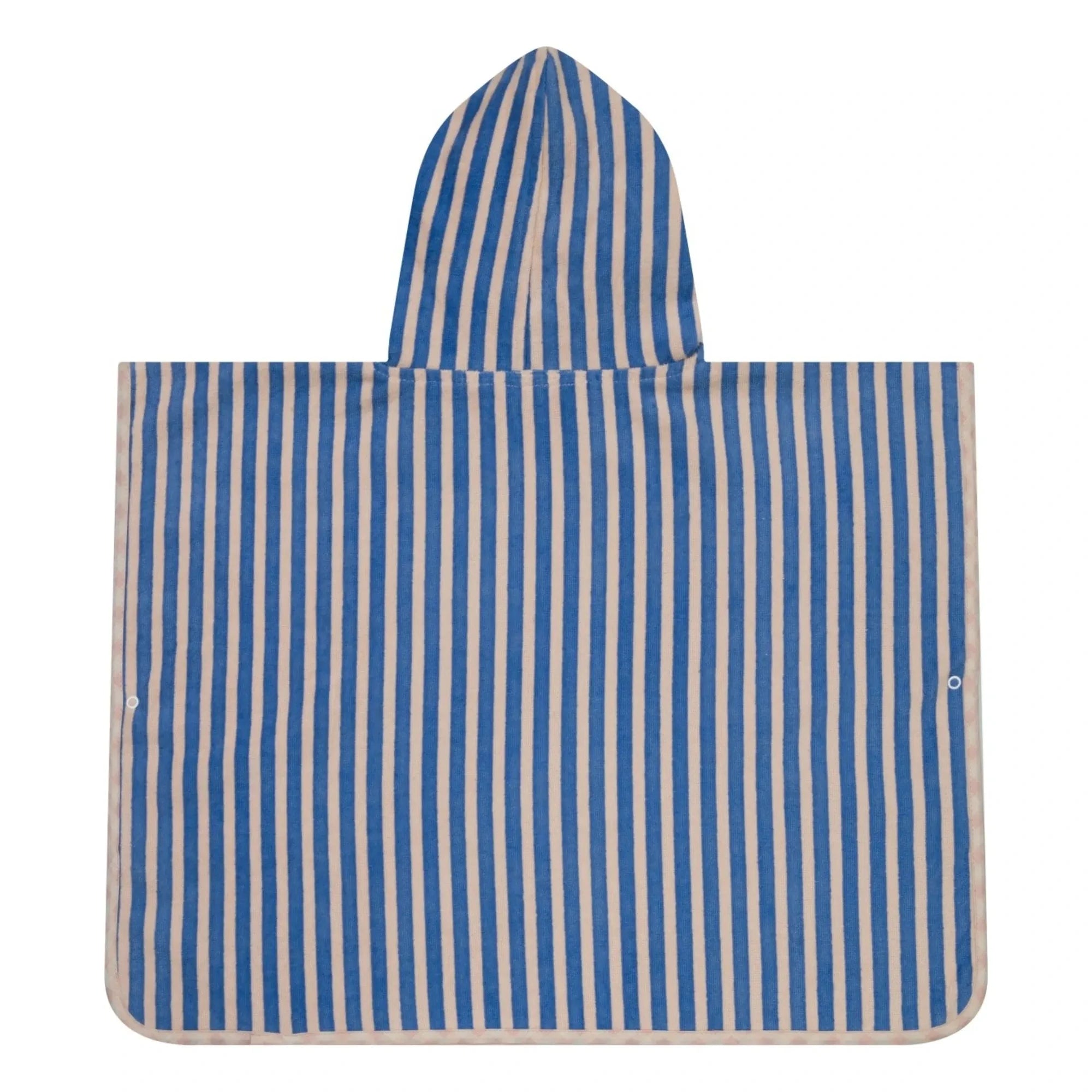 Jera Mini - Gestreiftes Handtuch Badeponcho | Hellrosa
