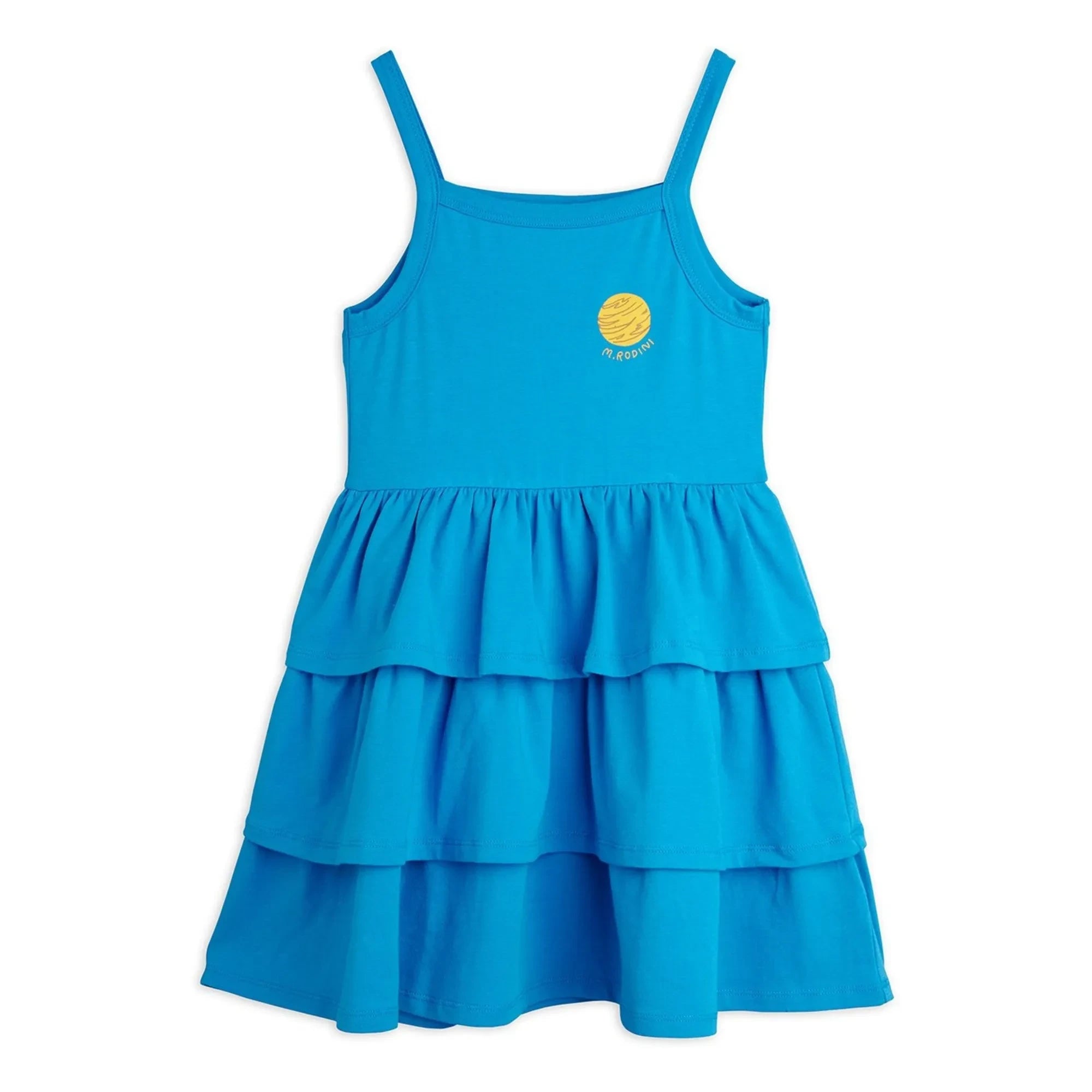Mini Rodini - Planète Bio-Baumwollkleid | Blau