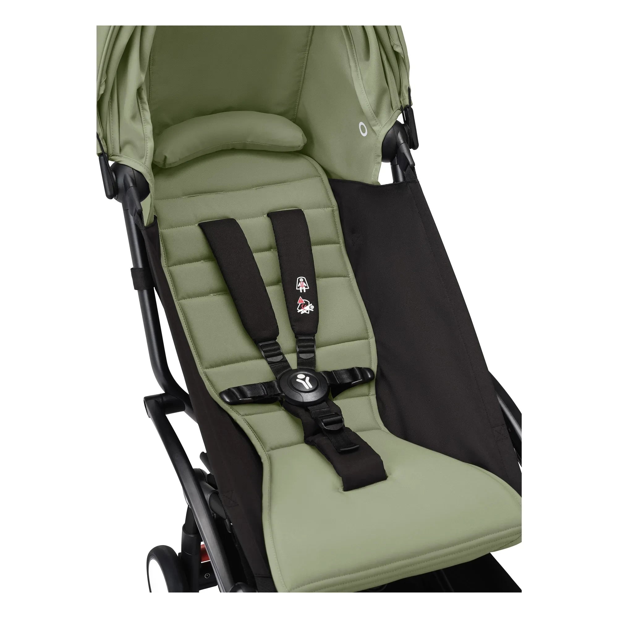 Stokke® - YOYO³ 6+ Bebek Arabası Siyah çerçeve | Zeytin