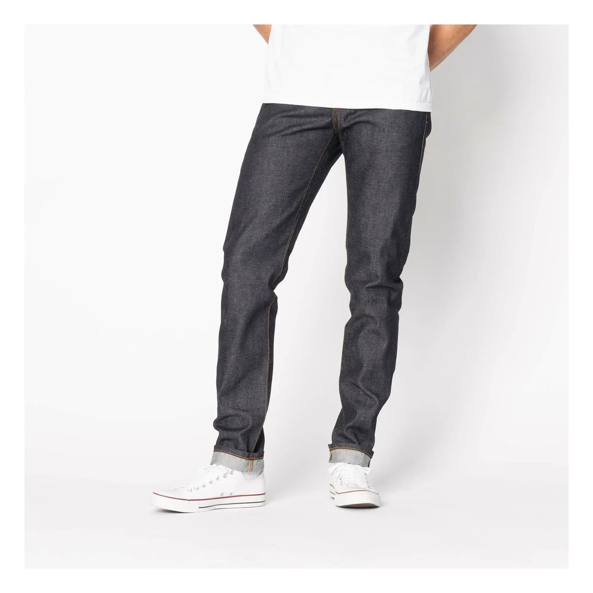 Naked & Famous - Super Guy Dia De Los Muertos Selvedge Jeans | Indigo