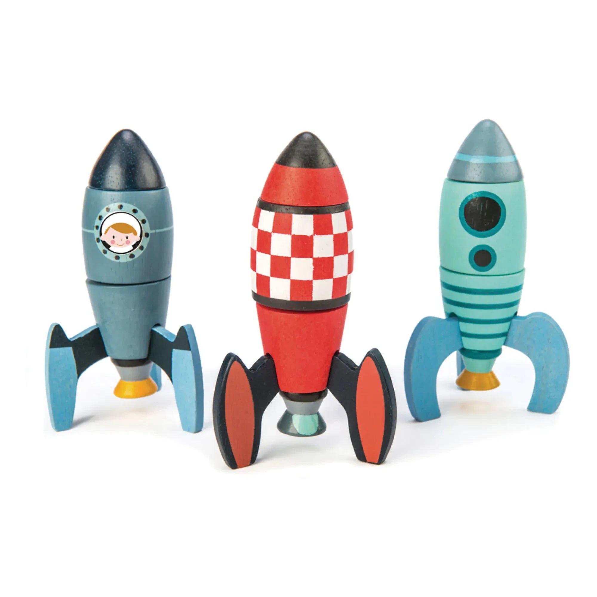 Tender Leaf Toys – Raketenbauspiel – 3er-Set