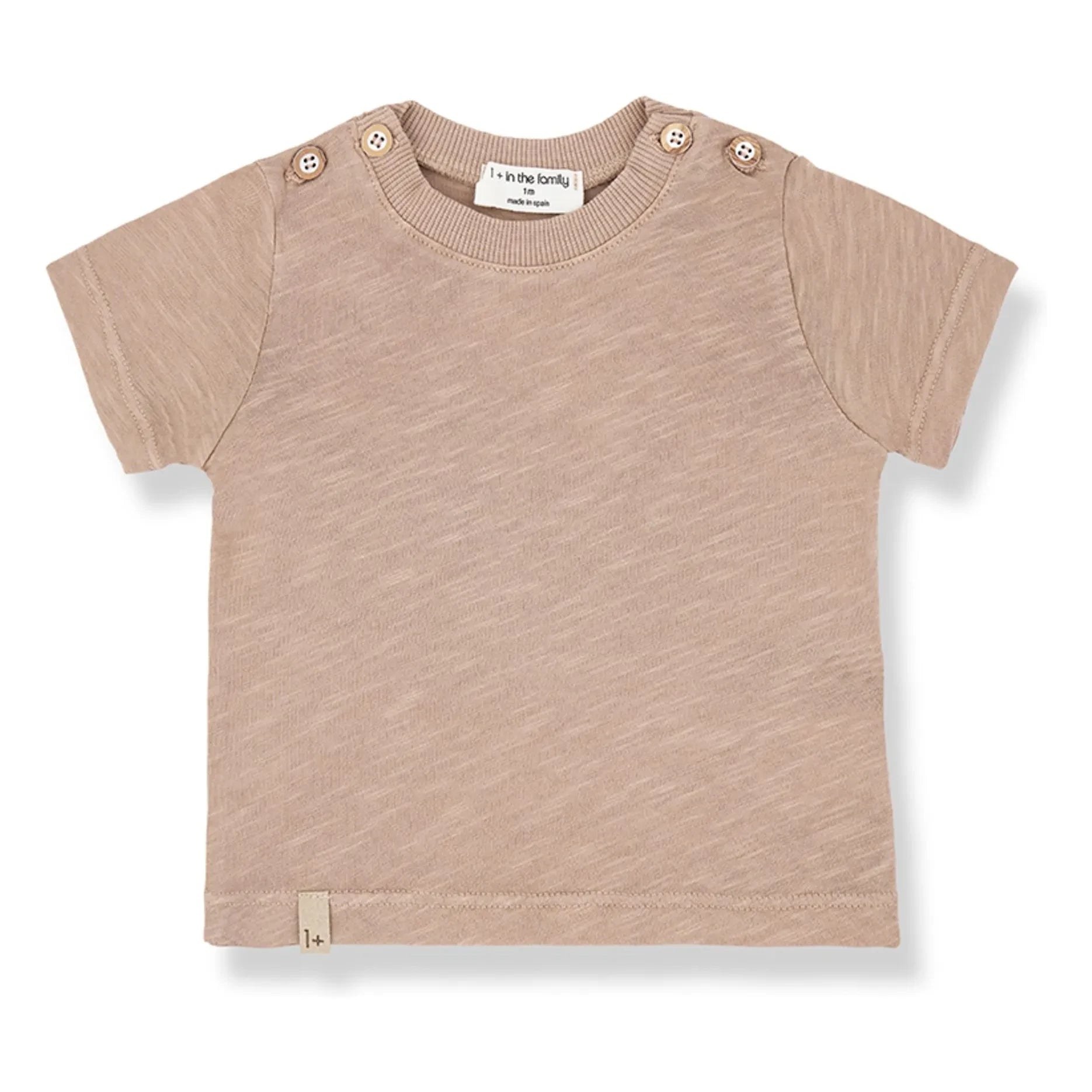 1+ in the family - Kamari Chiné T-Shirt | Lehmbraun
