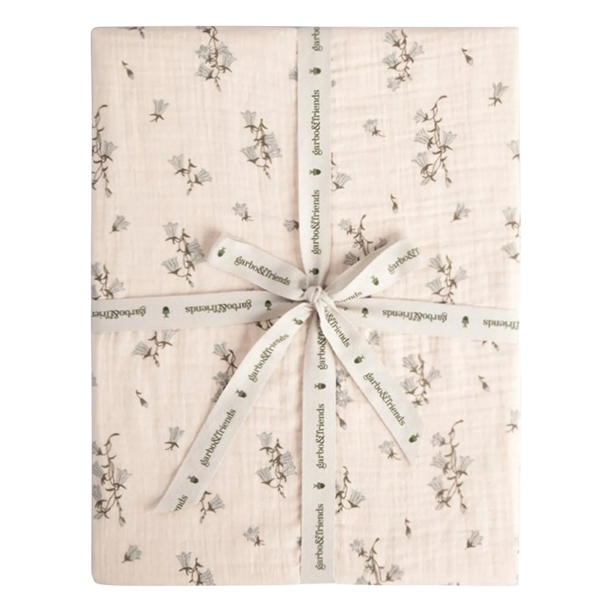 garbo&friends - Bluebell Baumwoll-Musselin Spannbettlaken | Creme