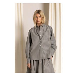 Smallable Woman - Kanel Gestreiftes Hemd | Grau