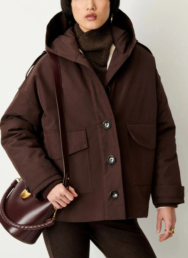 Sessùn - Andy Parka aus Bio-Baumwolle | Braun