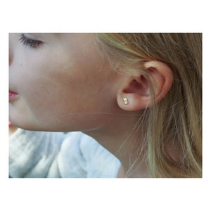 Adorabili – Asymmetrische Halbmond-Ohrringe | Gold