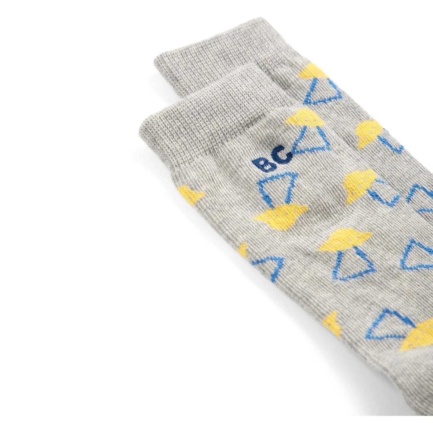 Bobo Choses – Knöchelsocken aus Bio-Baumwolle | Grau meliert