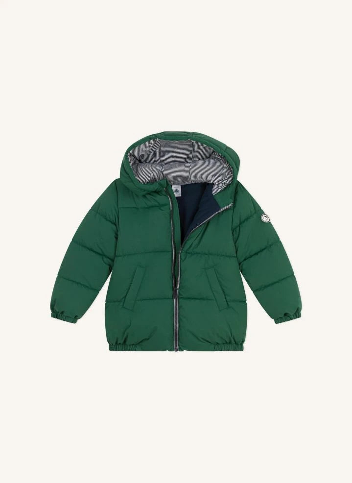 Petit Bateau - Gestepptes Jackett | Chromgrün