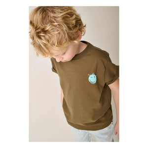 Tumble N'Dry - Recyceltes Baumwoll-Surface T-Shirt | Khaki-Braun