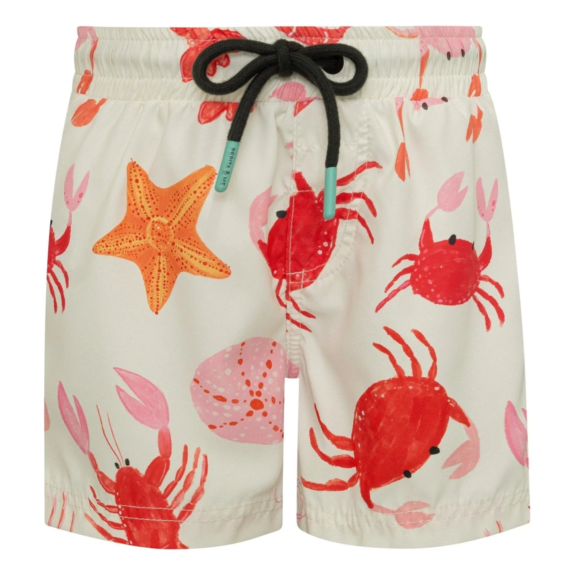Pepita & Me - Crustacean Badeshorts | Ecru