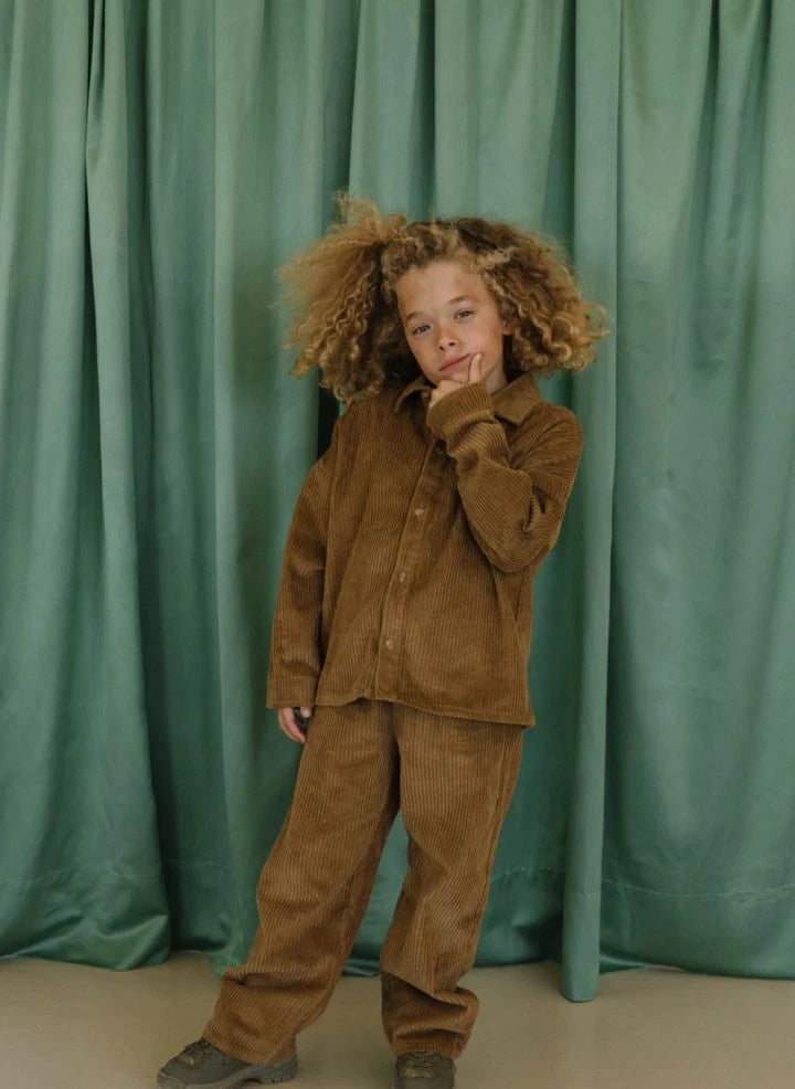 We Are Kids - Johnny Samt-Hemd | Braun