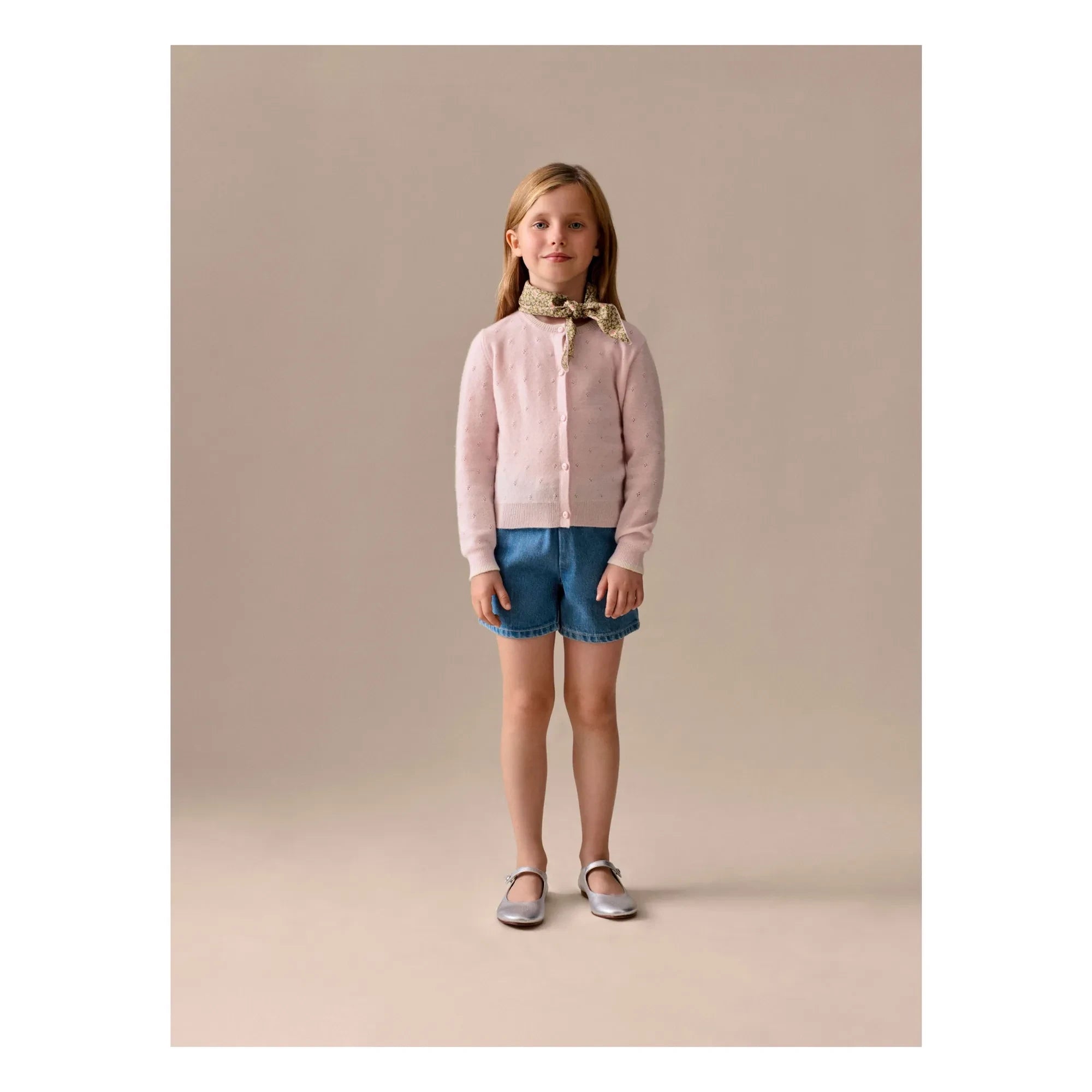 Bonpoint - Milly Jeans-Shorts Bio-Baumwolle | Blau