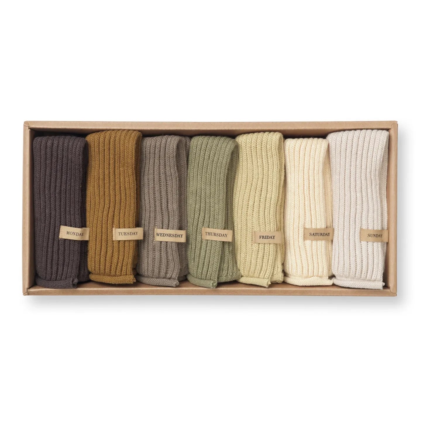 Ferm Living - Wochen-Handtücher - 7er Set