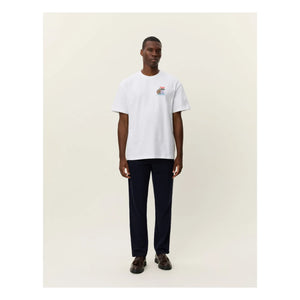 Les Deux - Cole Rundhals-T-Shirt Bio-Baumwolle | Braun