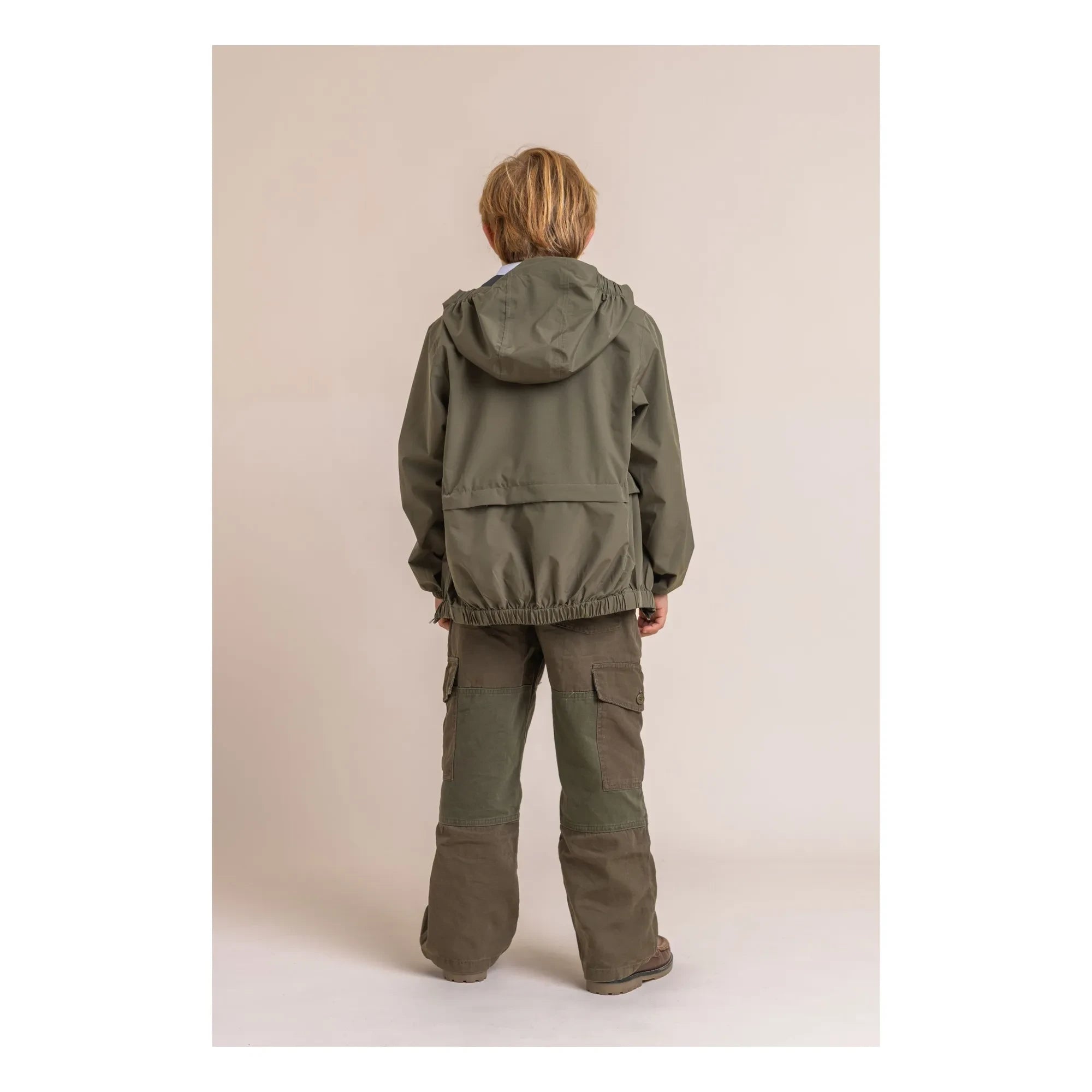 Flotte – Wasserabweisende Bastille Windjacke aus recycelter Faser | Khaki