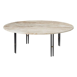Gubi - IOI Couchtisch mit schwarzem Fuß D100 cm, GamFratesi | Schwarz