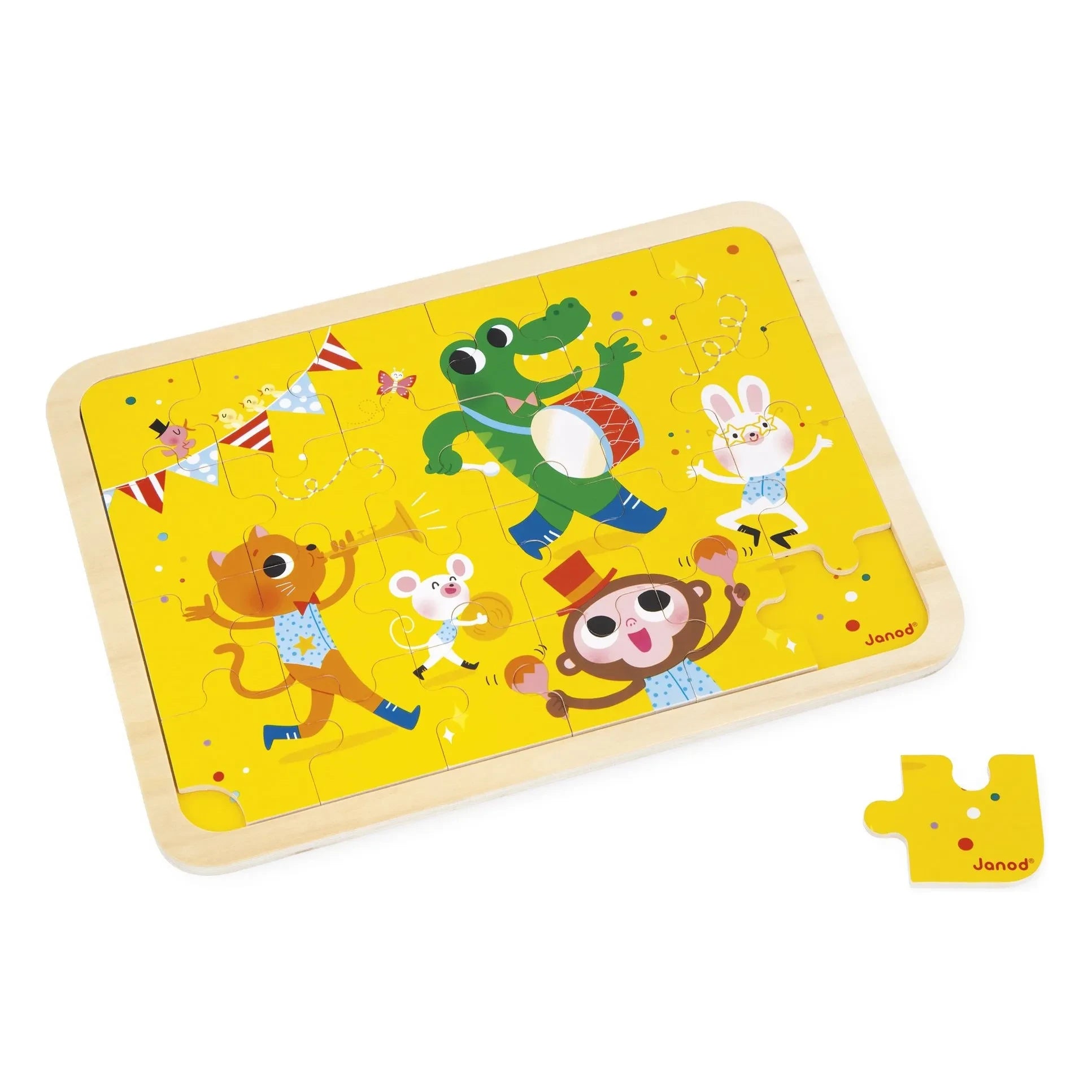 Janod - Puzzle "C'est la fête" - 24 Teile