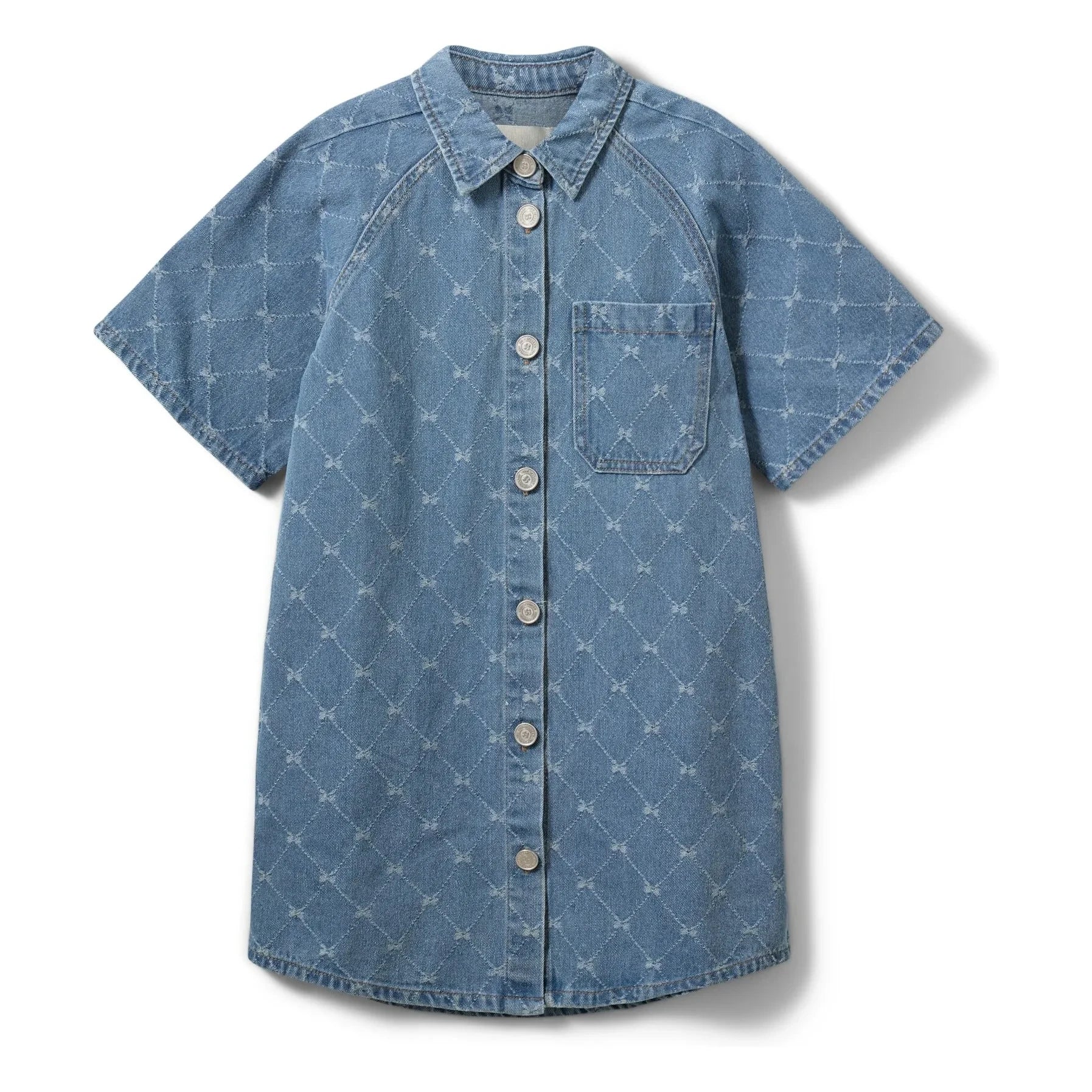 Sofie Schnoor - Mayasy Denim Hemdblusenkleid | Blau