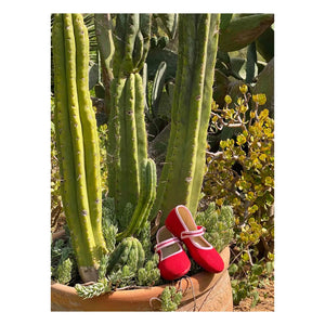 Hermosilla - Poppy Ballerinas | Rot