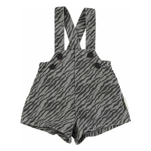 Piupiuchick - Zebra kurze Latzhose | Grau