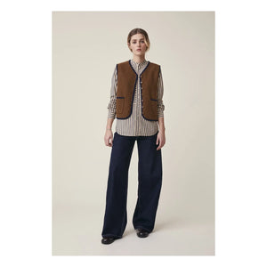 Moismont - Angèle Hırka No. 232, Merinos Yünü | Kahverengi
