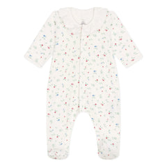Petit Bateau - Strampler Bolette aus Bio-Baumwolle | Weiß