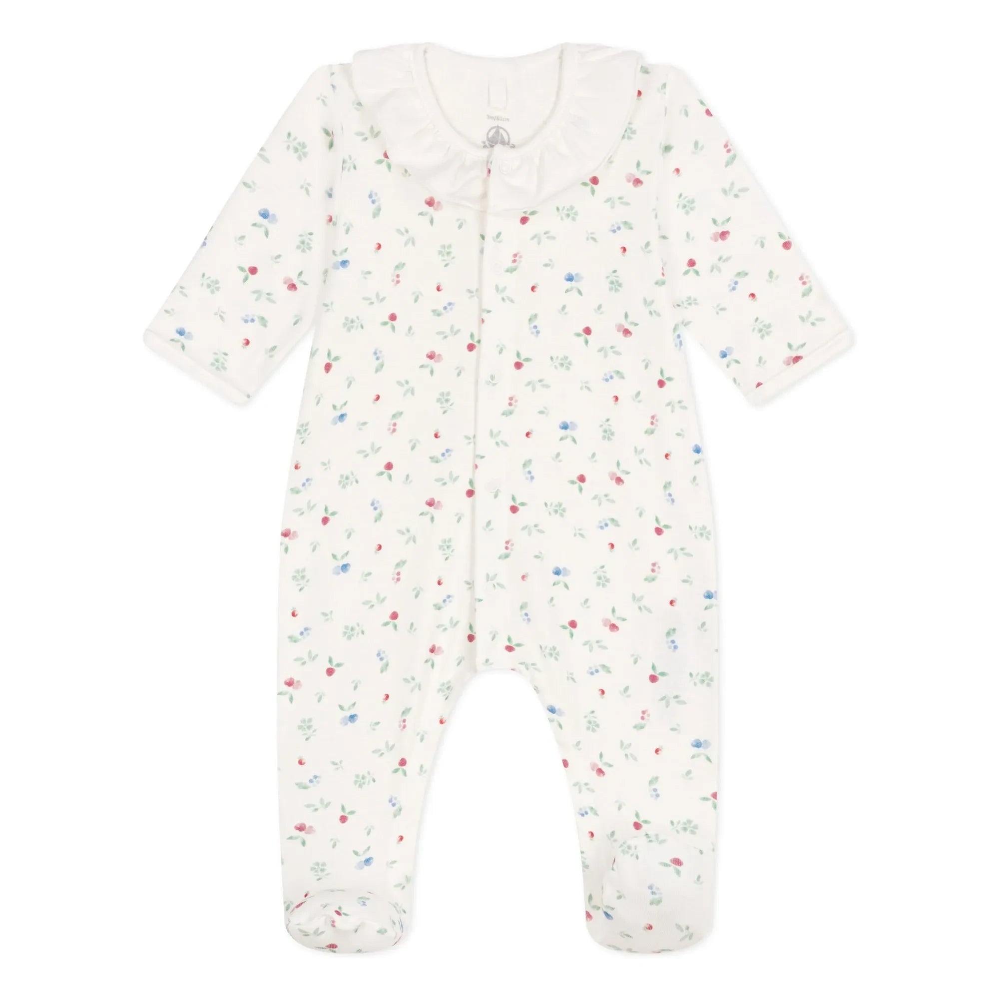 Petit Bateau - Strampler Bolette aus Bio-Baumwolle | Weiß