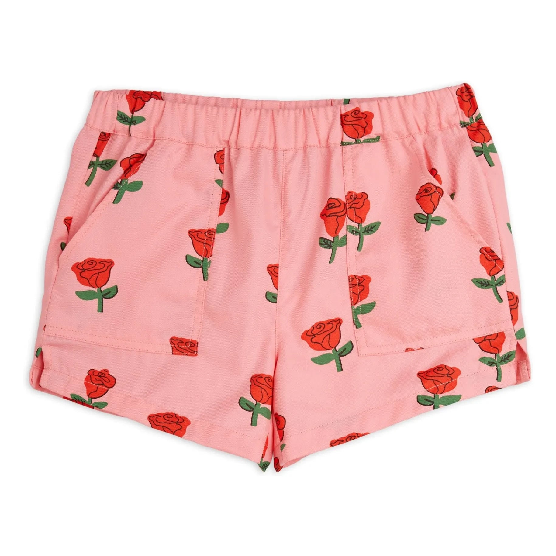 Mini Rodini - Rosa Bio-Baumwollshorts | Rosa